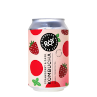 Roy Kombucha Strawberry & Basil 330ml - 1 puszka