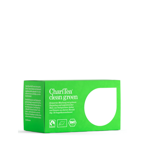 Charitea Clean Green - opakowanie 20 torebek