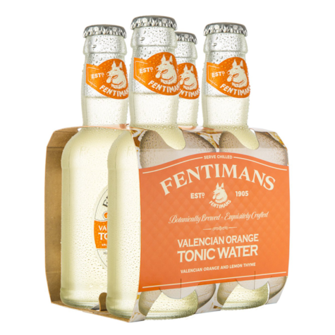 Fentimans Valencian Orange Tonic Water 200ml - opakowanie 6x4 butelki