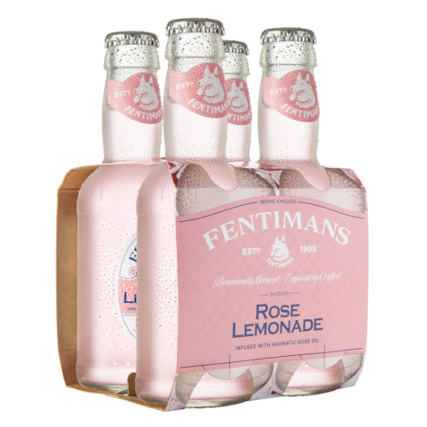 Fentimans Rose Lemonade 200ml - opakowanie 6x4 butelki