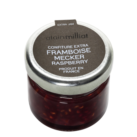 Alain Milliat Malina / Framboise Mecker dżem 28g - opakowanie 60 mini słoików
