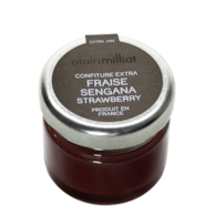 Alain Milliat Truskawka / Fraise Sengana dżem 28g - opakowanie 60 mini słoików