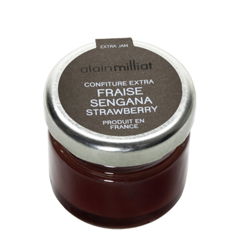 Alain Milliat Truskawka / Fraise Sengana dżem 28g - opakowanie 60 mini słoików