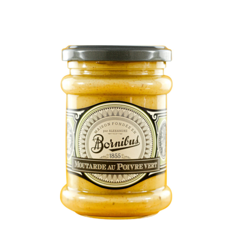 Bornibus Musztarda z Zielonym Pieprzem 250g - 1 słoik