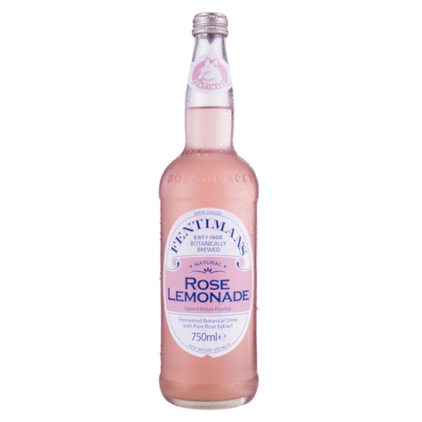 Fentimans Rose Lemonade 750ml - opakowanie 6 butelek