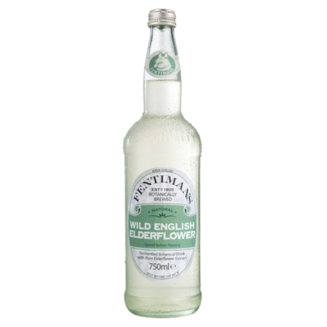 Fentimans Gently Sparkling Elderflower 750ml - opakowanie 6 butelek