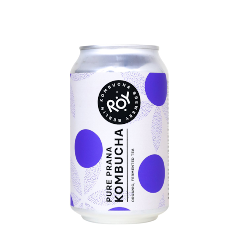 Roy Kombucha Pure Prana 330ml / Herbata Prana - opakowanie 24 puszki