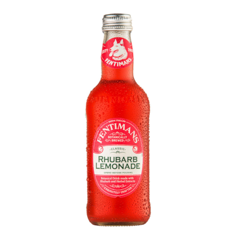 Fentimans Rhubarb Lemonade 275ml - opakowanie 12 butelek