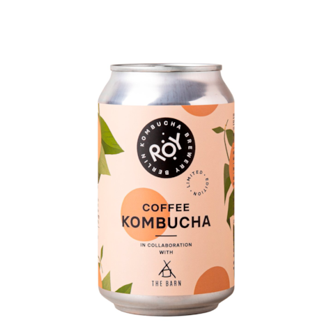 Roy Kombucha Coffee The Barn / Kombucha Kawowa 330ml - opakowanie 24 puszki