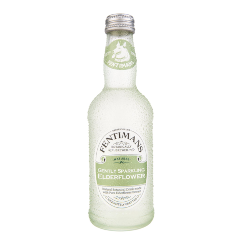 Fentimans Gently Sparkling Elderflower 275ml - opakowanie 12 butelek